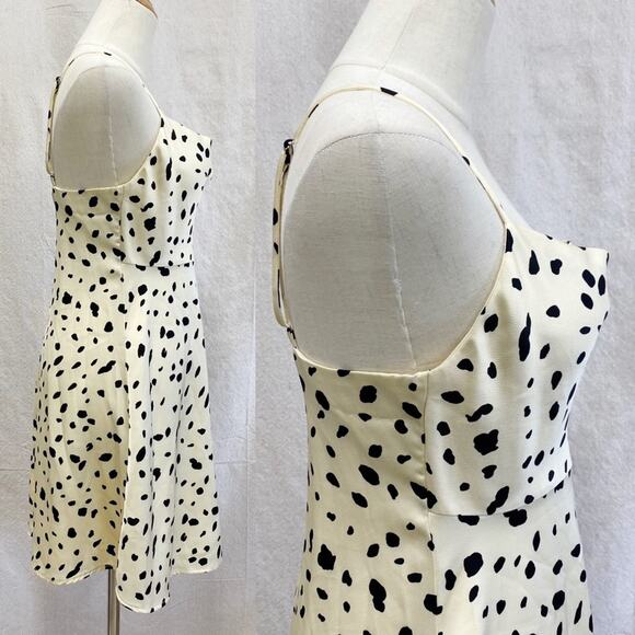 ASTR the label leopard print slip cowl neck skater A Line dress Size Small - Picture 7 of 15